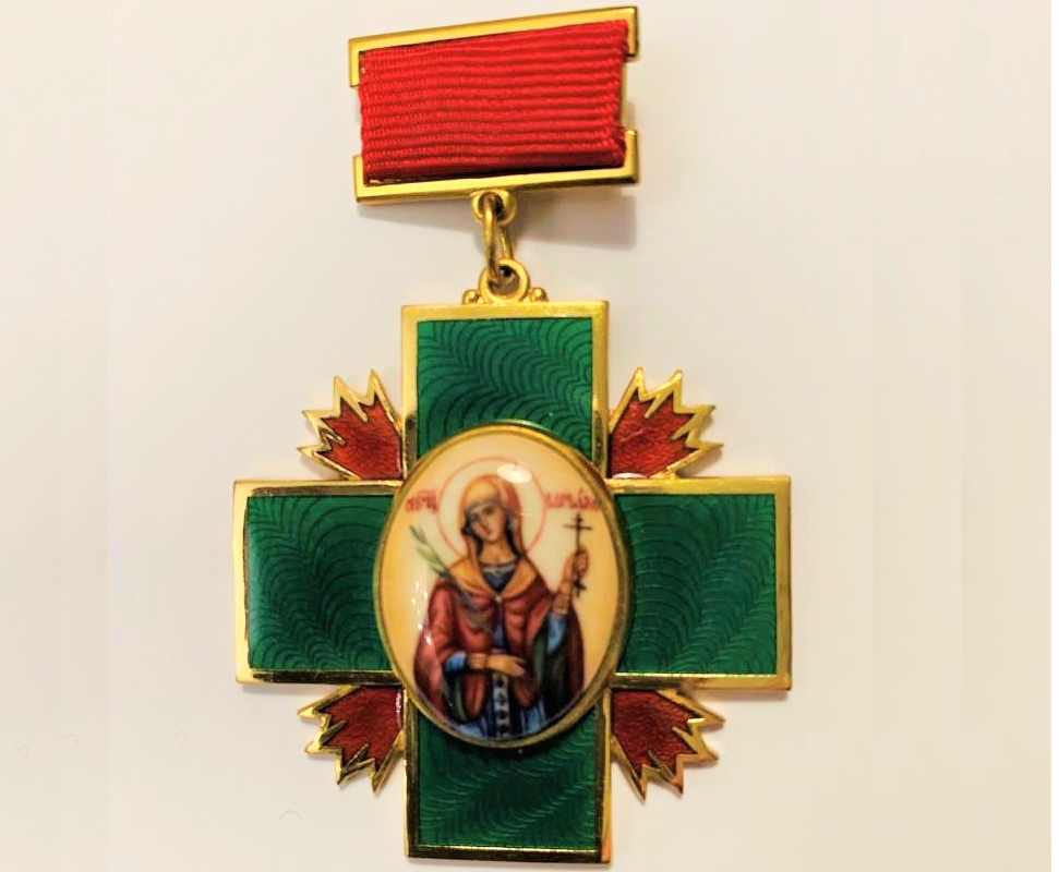 Архангелогородец награждён знаком святой великомученицы Варвары